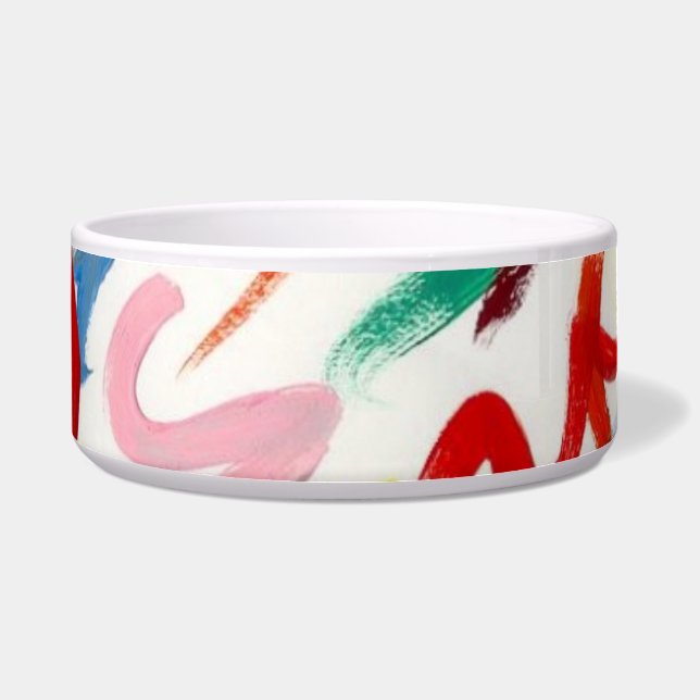 Tigela Abstrato Pet Bowl (Frente)