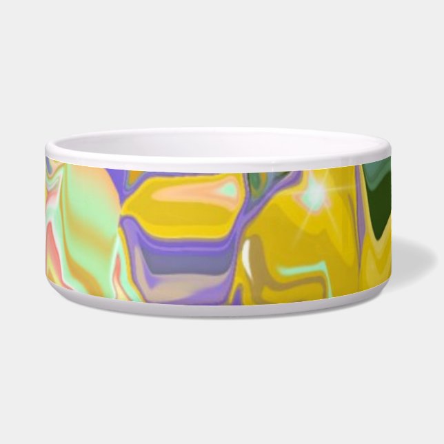 Tigela Abstrato Pet Bowl (Frente)