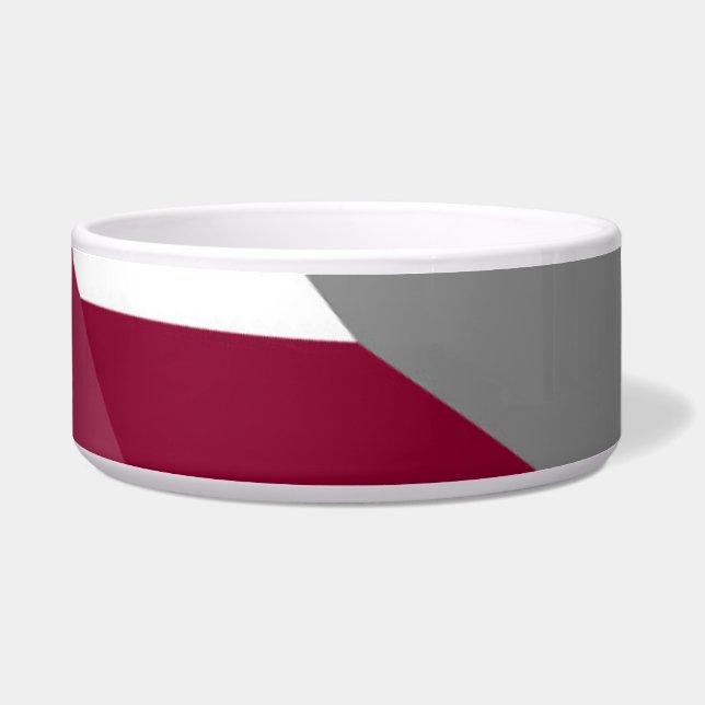 Tigela Abstrato Preto e cinza Rosa (Direita)