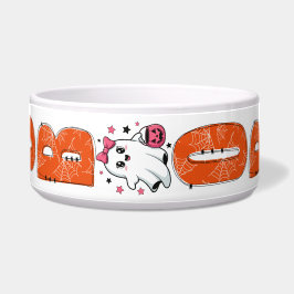 Tigela Adorável Design de Halloween do Fantasma Kawaii “B