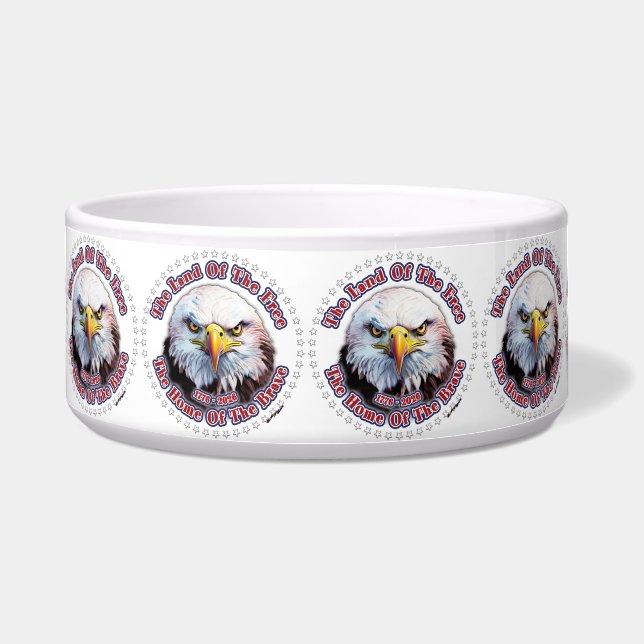 Tigela Águia Marrom Múltiplo Design (Frente)