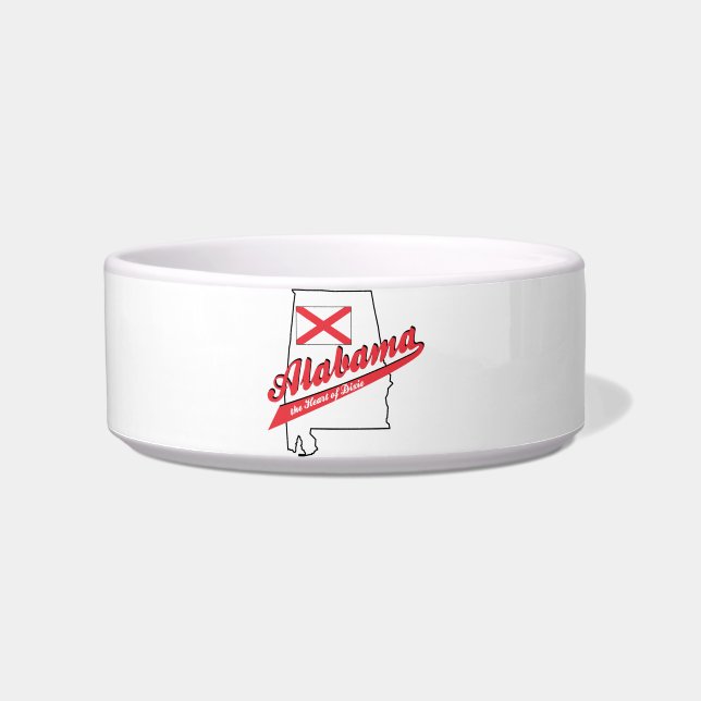 Tigela Alabama Coração de Dixie (Frente)