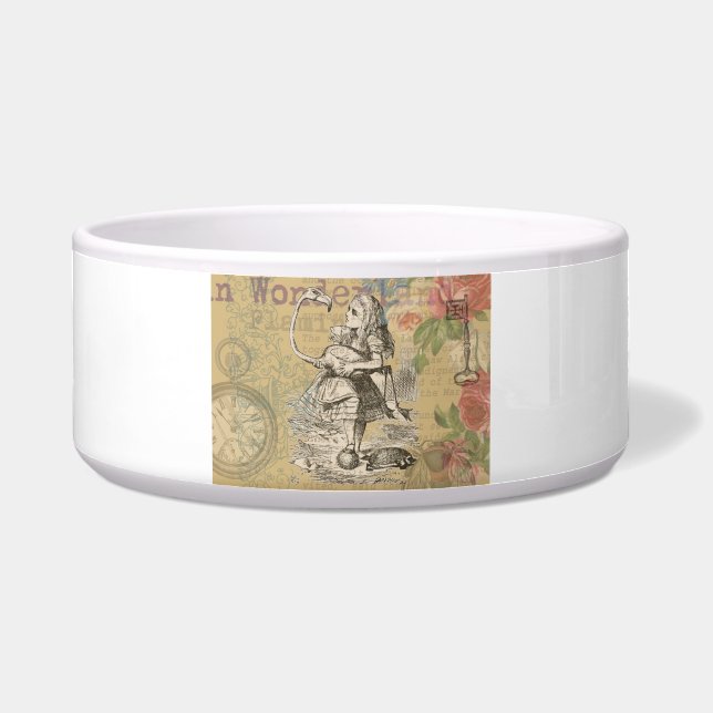 Tigela Alice no País das Maravilhas Flamingo Classic (Frente)