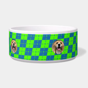 Tigela Alimentação Chic para Cães Nome Personalizado Pet
