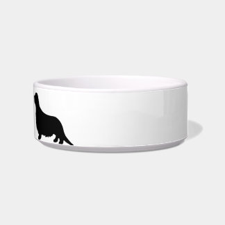 Tigela Alimento para cães personalizado do Dachshund