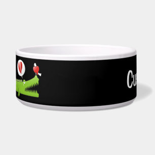 Tigela Alligator in Love Bowl