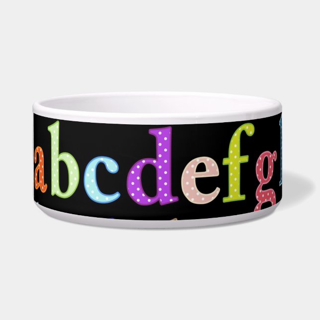 Tigela Alphabet Pet Bowl (Esquerda)