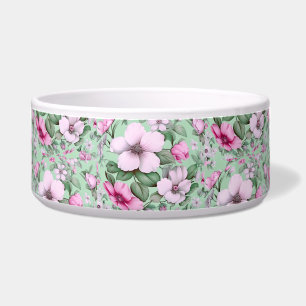Tigela Amante da Natureza Jardim Cor Pastel Flor Floral