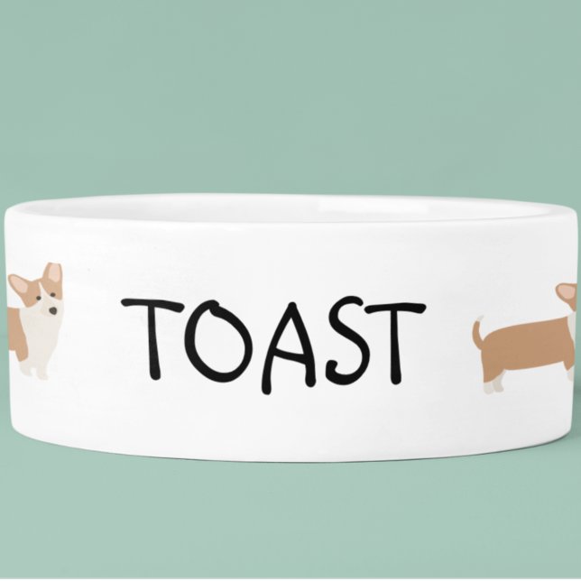 Tigela Amante Personalizado de Corgi (Criador carregado)