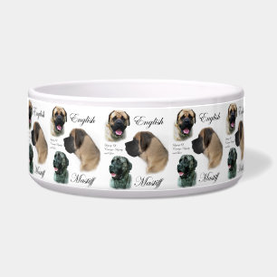 Tigela Amantes ingleses do Mastiff