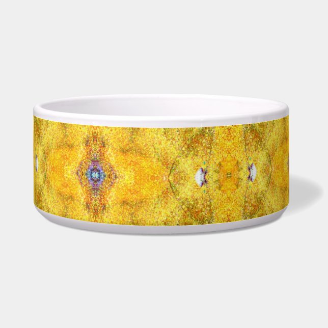 Tigela Amarelo Azul em Execução (Frente)