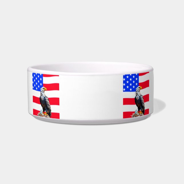 Tigela American Origami Eagle Dog Bowl (Frente)