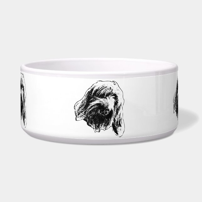Tigela Amigo de Refeição Spinone (Frente)