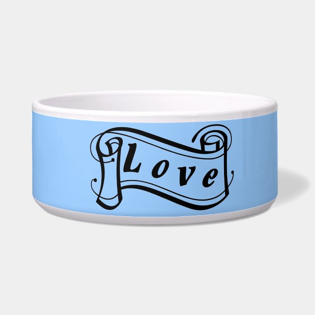 Tigela Amor a azul (Frente)