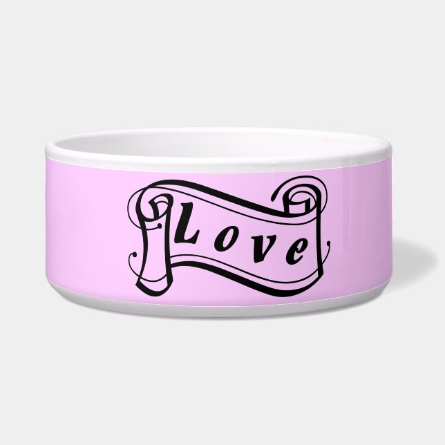 Tigela Amor a rosa (Frente)