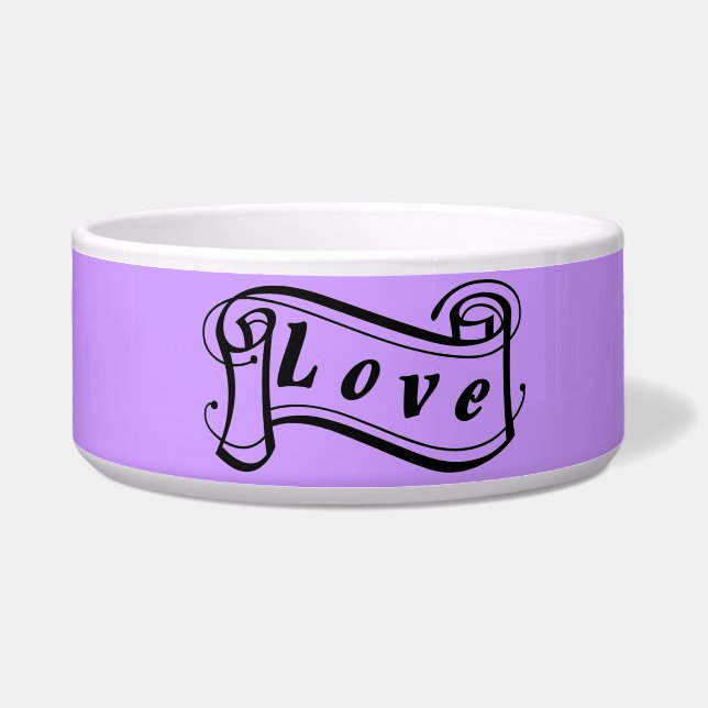Tigela Amor com lilac (Frente)