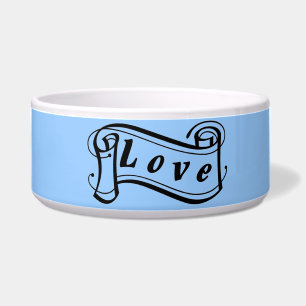 Tigela Amor no azul