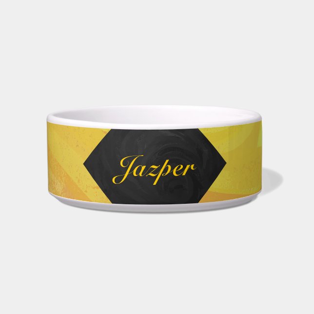 Tigela Ananás e Monograma Negro (Frente)