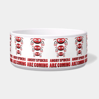 Tigela Angry spiders are coming T-Shirt