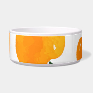 Tigela Apricots Watercolor White Background Vintage