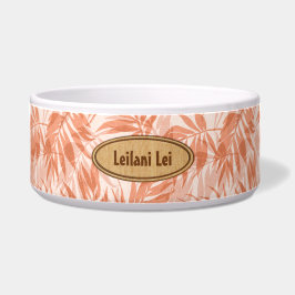 Tigela Areca Palms Hawaiian Tropical Vintage