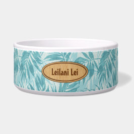 Tigela Areca Palms Hawaiian Tropical Vintage