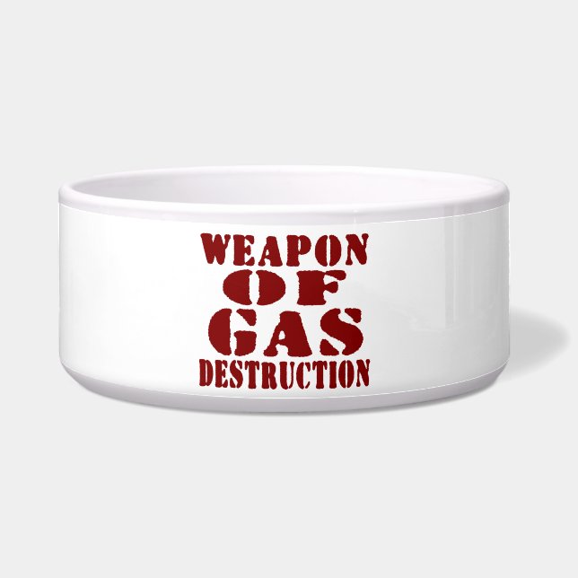 Tigela Arma De Destruição De Gás (Frente)