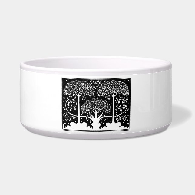 Tigela Art Nouveau Tree Beardsley Pattern (Frente)