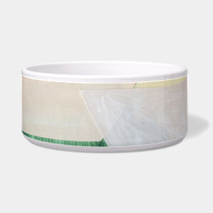 Tigela Arte de colagem, abstrato moderno e colorido.