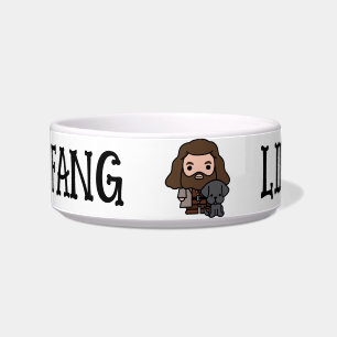 Tigela Arte do Personagem Cartoon Hagrid e Fang