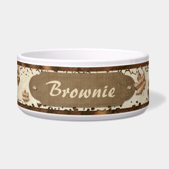 Tigela As Folhas São Marrons (Frente)