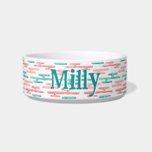 Auspicious Cloud Bands in Teal and Flamingo