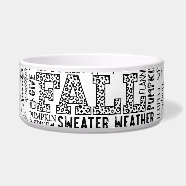 Tigela Autumn Vibes Pet Feeding Bowls (Frente)