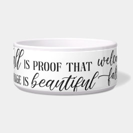 Tigela Autumn Vibes Pet Feeding Bowls