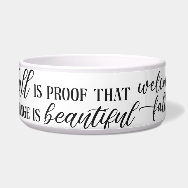Tigela Autumn Vibes Pet Feeding Bowls (Frente)