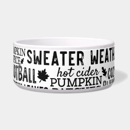 Tigela Autumn Vibes Pet Feeding Bowls