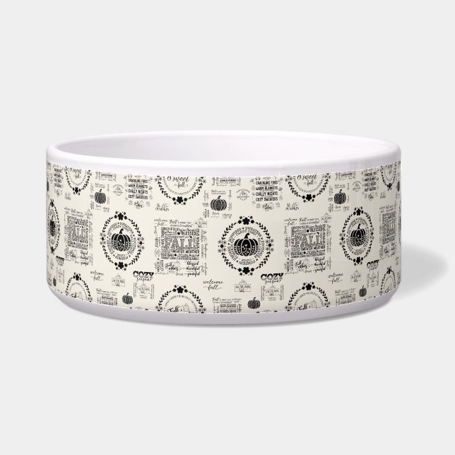 Tigela Autumn Vibes Pet Feeding Bowls (Direita)