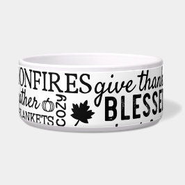 Tigela Autumn Vibes Pet Feeding Bowls