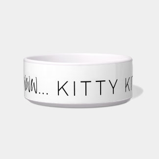 Tigela AWWW... GATINHO KITTY Cat Comida Bowl