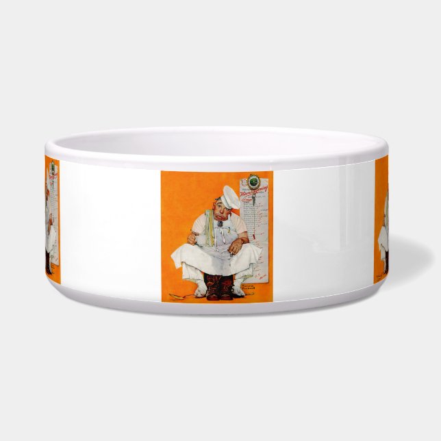 Tigela Azuis do dia da acção de graças (Frente)