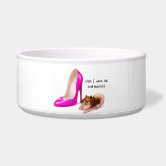 Tigela Bacia alta e resoluto do cão