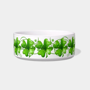 Tigela Bacia cerâmica do trevo afortunado de St Patrick