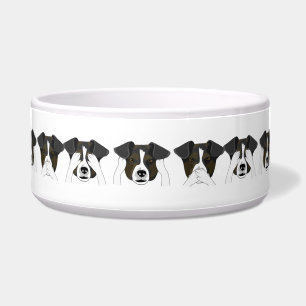 Tigela Bacia cerâmica feita sob encomenda do cão de