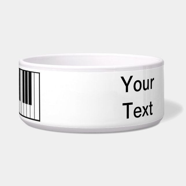 Tigela Bacia customizável do piano (Direita)