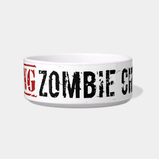 Tigela Bacia da chinchila do zombi