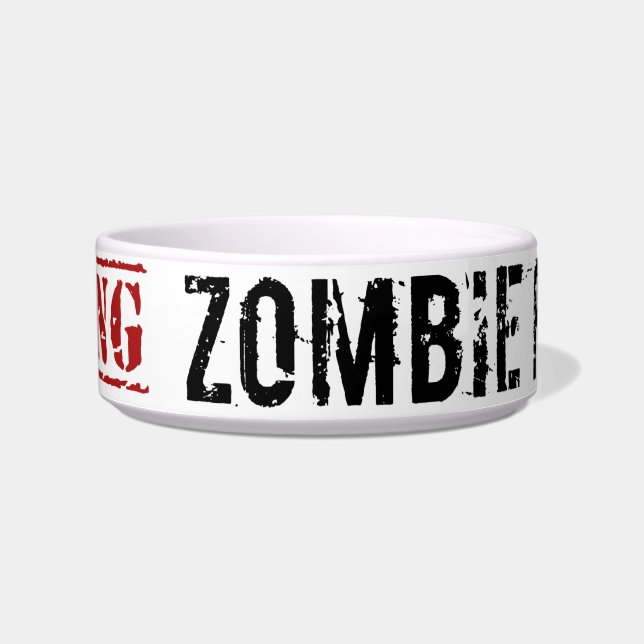 Tigela Bacia da doninha do zombi (Frente)