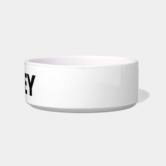 Tigela Bacia de tamanho médio personalizada do animal de (Direita)