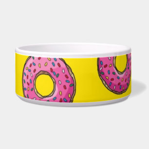 Tigela Bacia do animal de estimação das rosquinhas