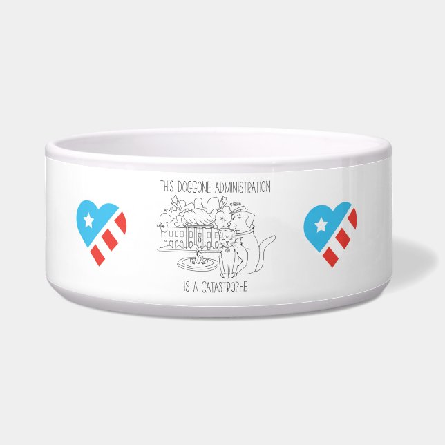 Tigela Bacia do animal de estimação do livro de receitas (Frente)