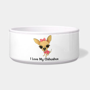 Tigela Bacia do cão da chihuahua